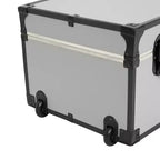Coffre de rangement à roulettes 30" avec serrure – Extérieur vinyle, capacité 200 lb