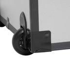 Coffre de rangement à roulettes 30" avec serrure – Extérieur vinyle, capacité 200 lb
