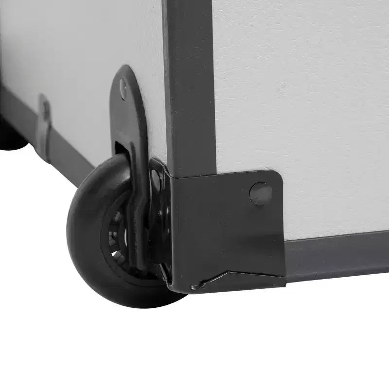 30" Wheeled Storage Trunk with Lock – Vinyl Exterior, 200 lb Capacity