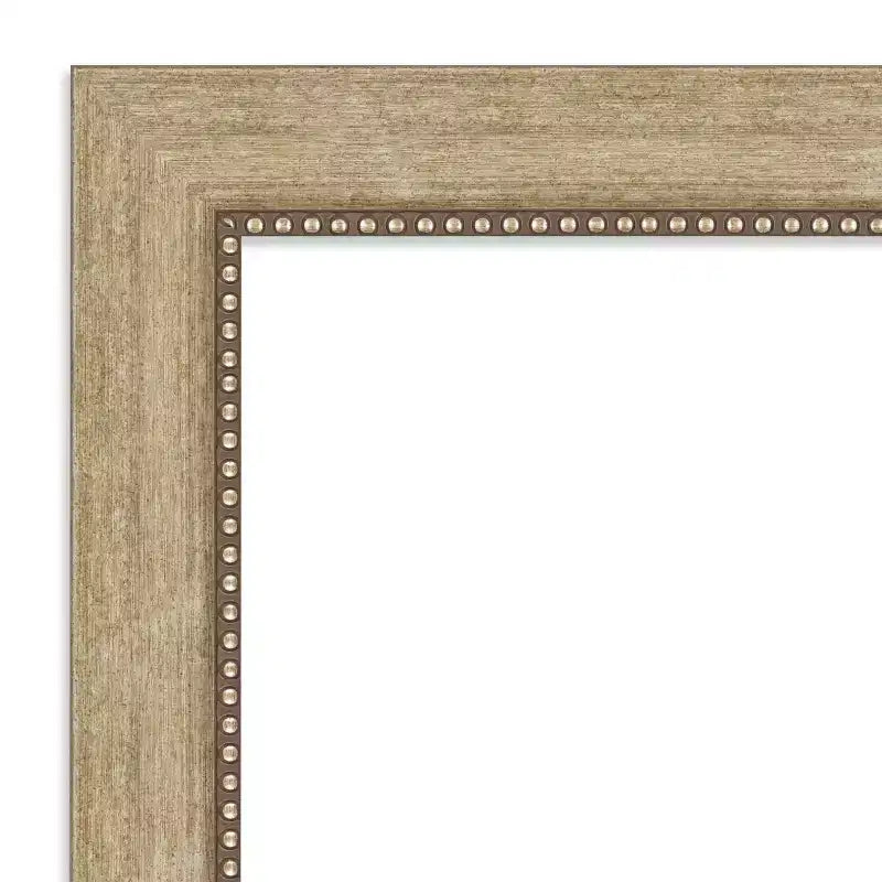 23" x 29" Non-Beveled Champagne Framed Wall Mirror