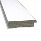 Miroir mural de meuble blanc non biseauté 34" x 28" - Style moderne, cadre en polystyrène, quincaillerie de montage incluse