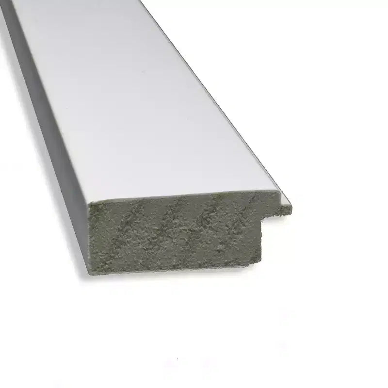 29" x 29" Non-Beveled Square Wall Mirror with White Narrow Frame