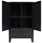 Armoire métallique avec étagères réglables
