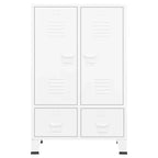Armoire métallique avec étagères réglables