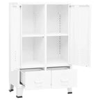 Armoire métallique avec étagères réglables