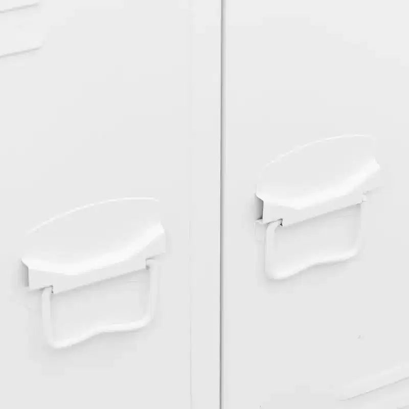 Sheet Metal Wardrobe with Adjustable Shelves