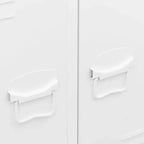 Armoire métallique avec étagères réglables