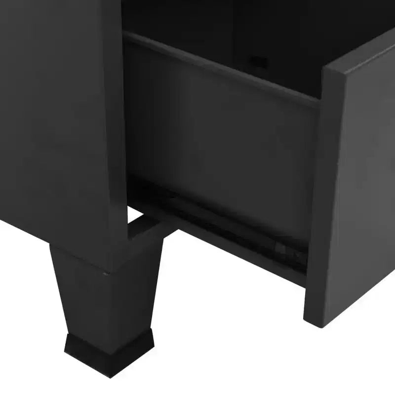 Sheet Metal Wardrobe with Adjustable Shelves