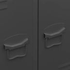 Armoire métallique avec étagères réglables