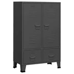 Armoire métallique avec étagères réglables