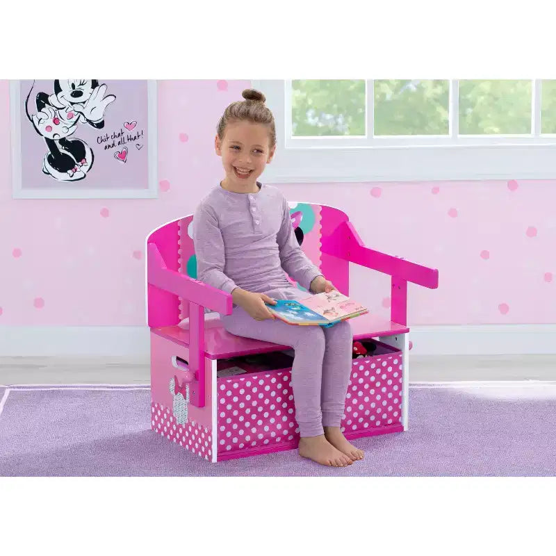 Kids 3-in-1 Activity Bench with Storage