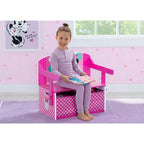 Banc d'activités 3-en-1 pour enfants avec rangement