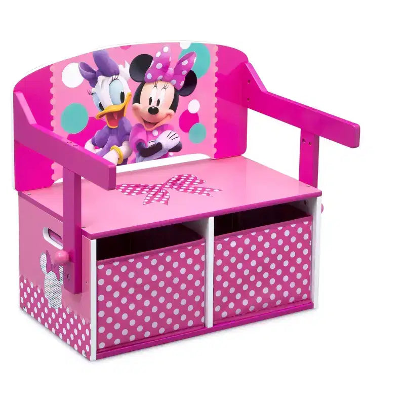 Kids 3-in-1 Activity Bench with Storage