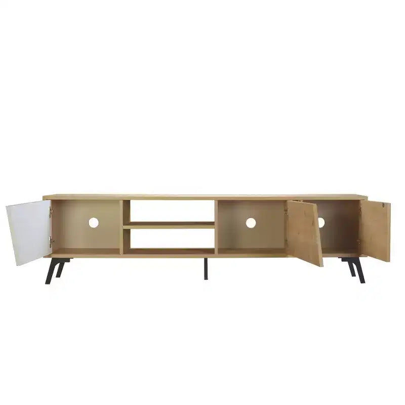 TV Stand for TVs up to 70" - Light Oak