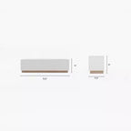 Meuble TV blanc pour téléviseurs jusqu'à 80" – Console moderne avec étagères réglables et gestion des câbles