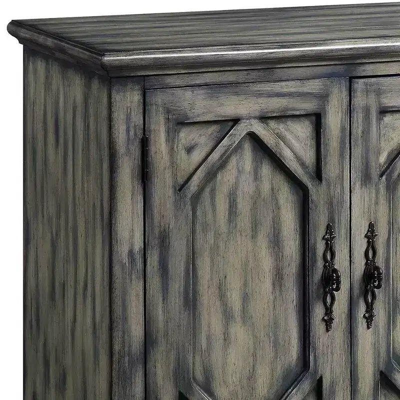 Pavan Decorative Storage Cabinet in Rustic Gray