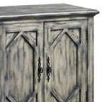 Meuble de rangement décoratif Pavan gris rustique