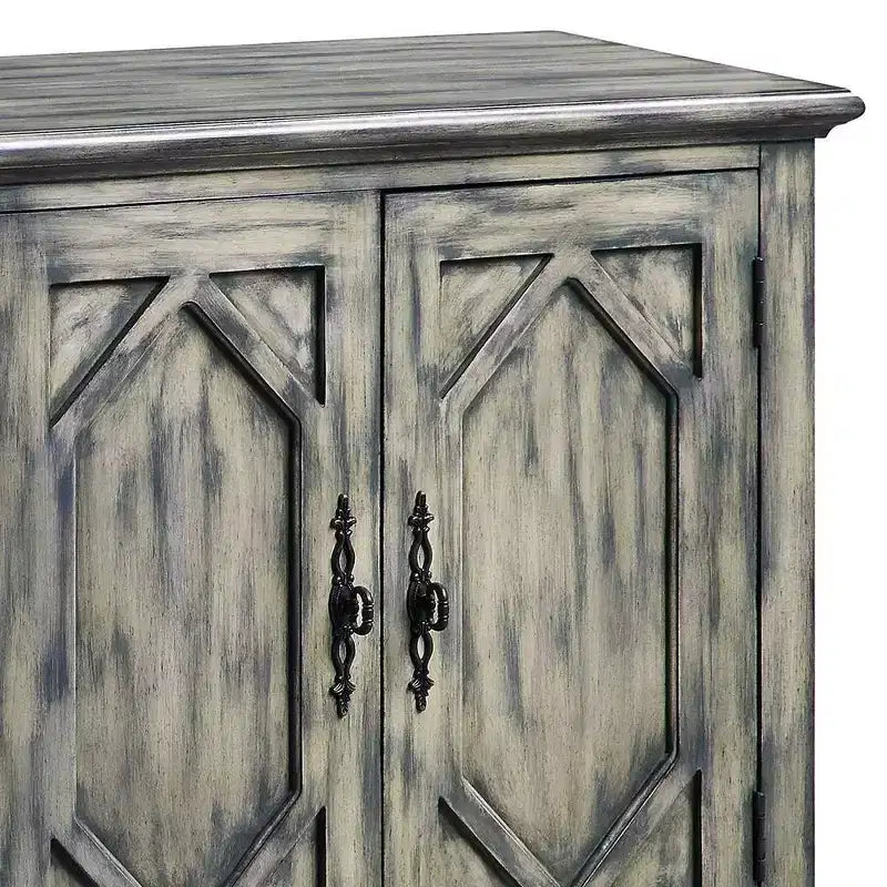 Pavan Decorative Storage Cabinet in Rustic Gray