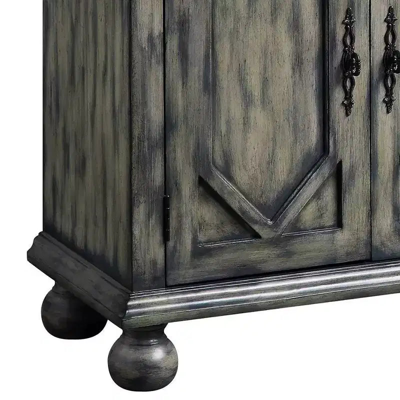 Pavan Decorative Storage Cabinet in Rustic Gray