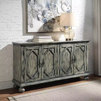 Meuble de rangement décoratif Pavan gris rustique