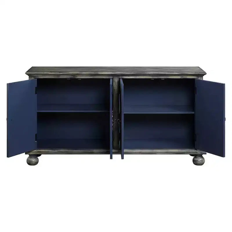 Pavan Decorative Storage Cabinet in Rustic Gray