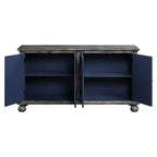Meuble de rangement décoratif Pavan gris rustique