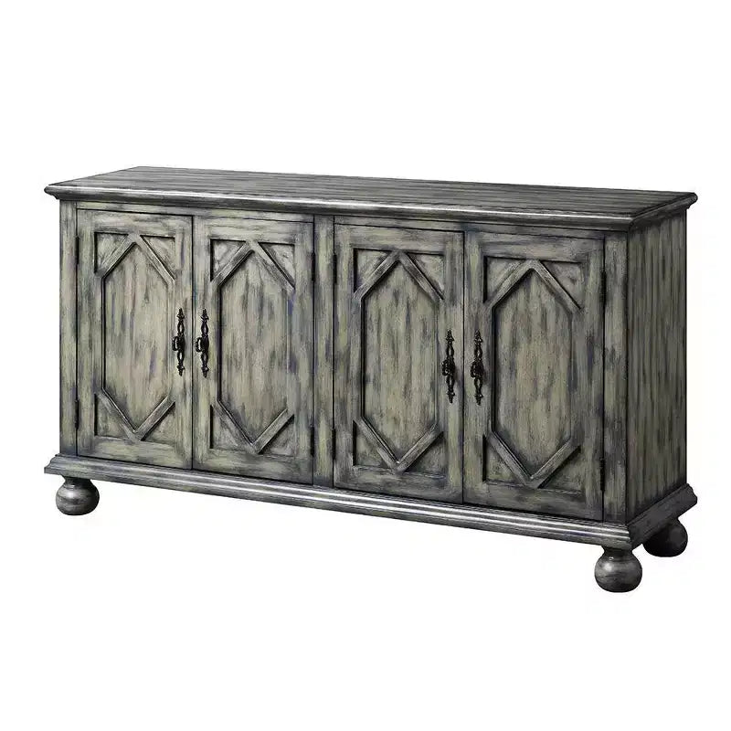 Pavan Decorative Storage Cabinet in Rustic Gray