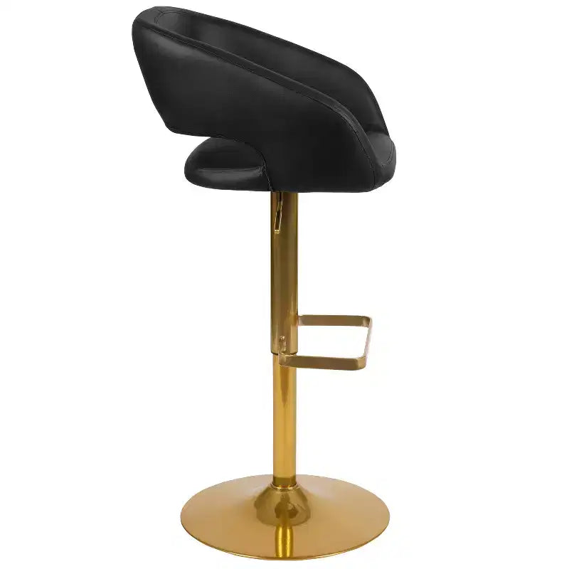 Modern Bar Stool with Adjustable Height and Swivel Seat