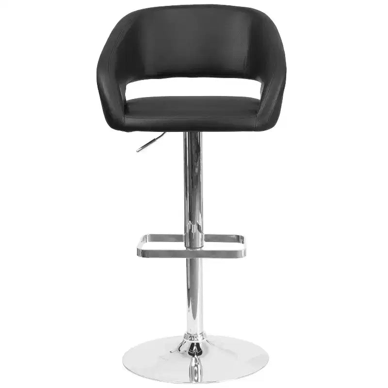 Modern Bar Stool with Adjustable Height and Swivel Seat