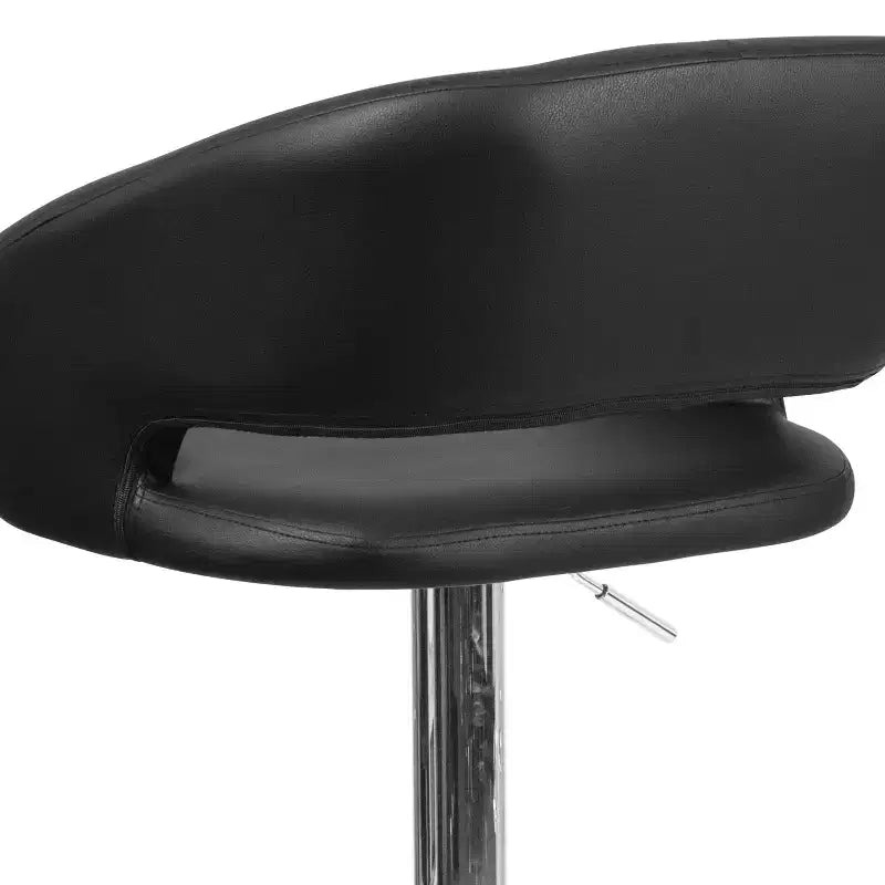 Modern Bar Stool with Adjustable Height and Swivel Seat