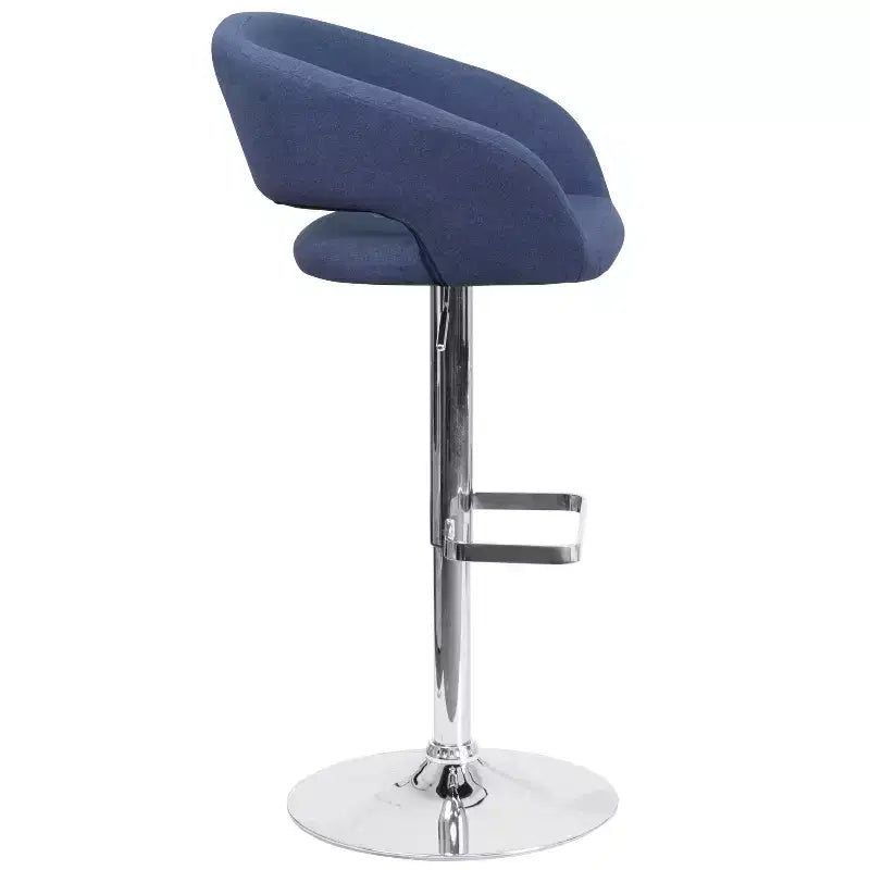 Modern Bar Stool with Adjustable Height and Swivel Seat
