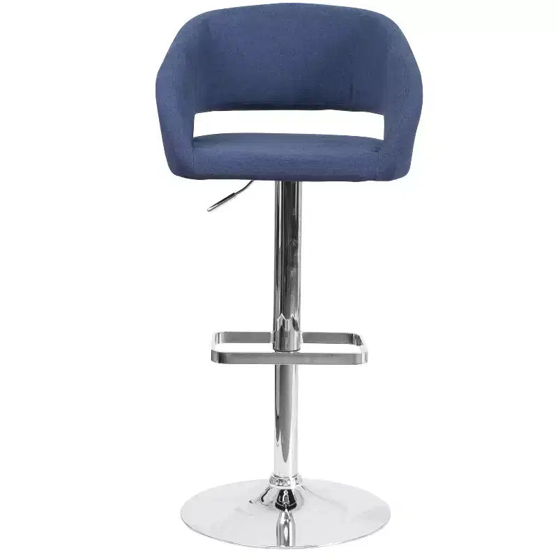 Modern Bar Stool with Adjustable Height and Swivel Seat