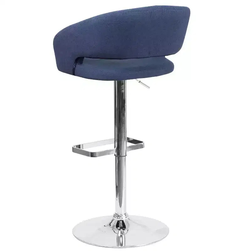 Modern Bar Stool with Adjustable Height and Swivel Seat