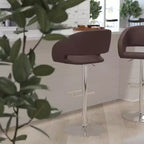 Tabouret de bar moderne avec hauteur réglable et assise pivotante
