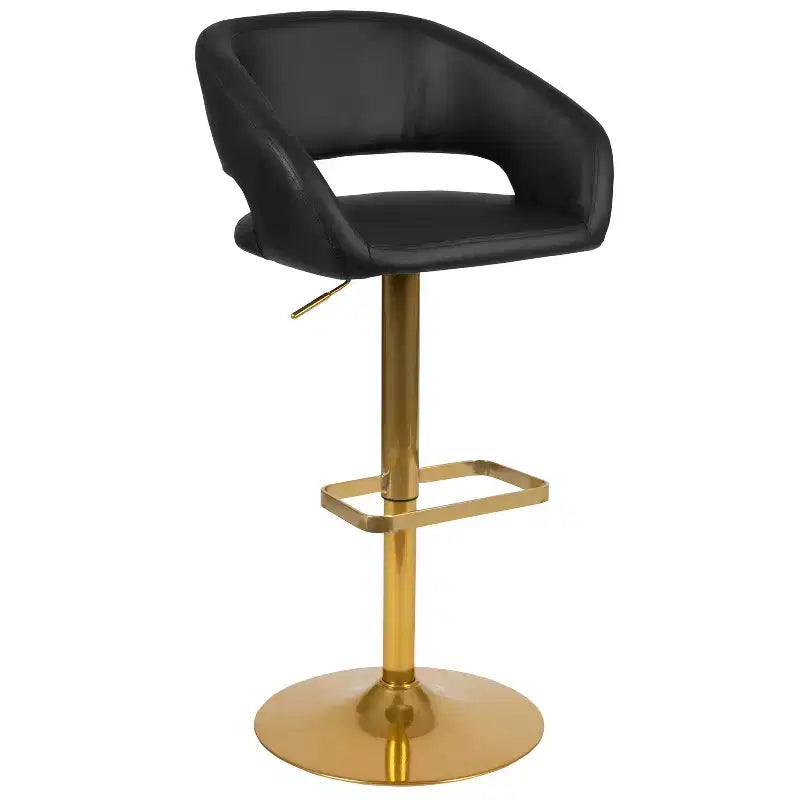 Modern Bar Stool with Adjustable Height and Swivel Seat