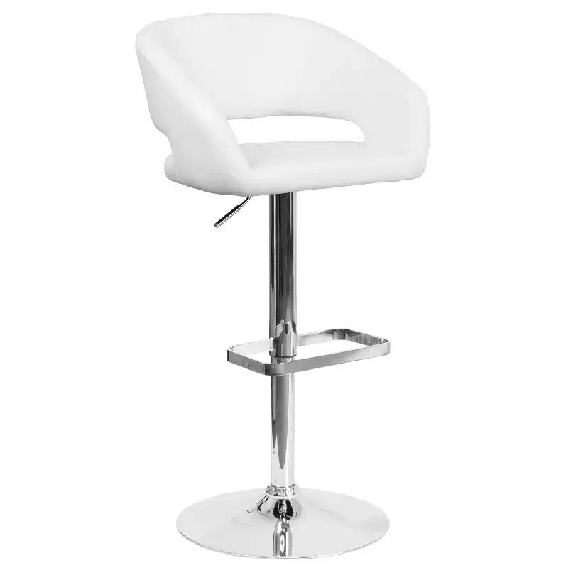 Modern Bar Stool with Adjustable Height and Swivel Seat