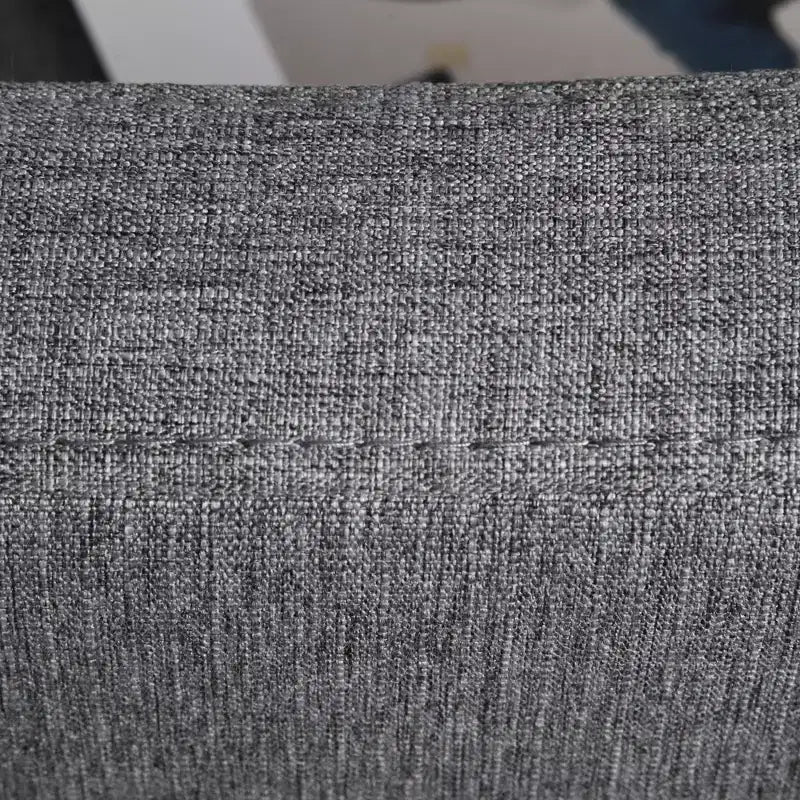 Convertible Sofa Lounger Chair Bed with Adjustable Backrest, Tufted Fabric Upholstery, and Pillow, Gray