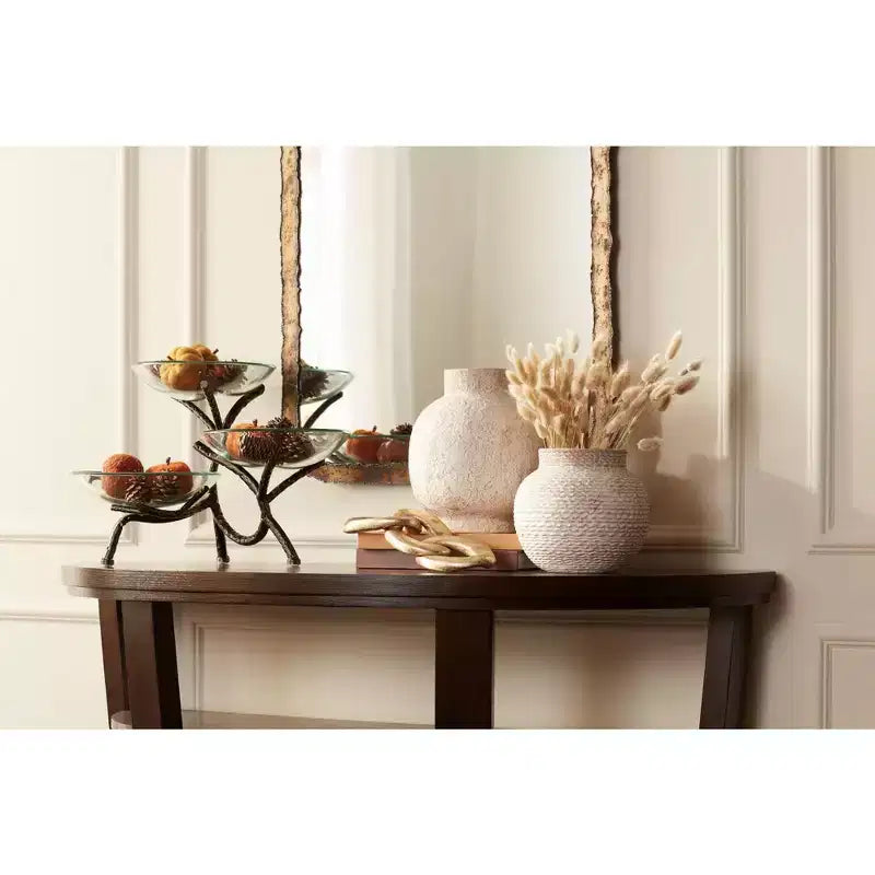 Oxidized Bronze Rectangular Wall Mirror 24 x 40