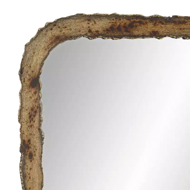 Oxidized Bronze Rectangular Wall Mirror 24 x 40