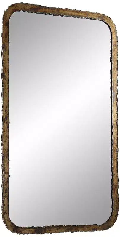 Oxidized Bronze Rectangular Wall Mirror 24 x 40