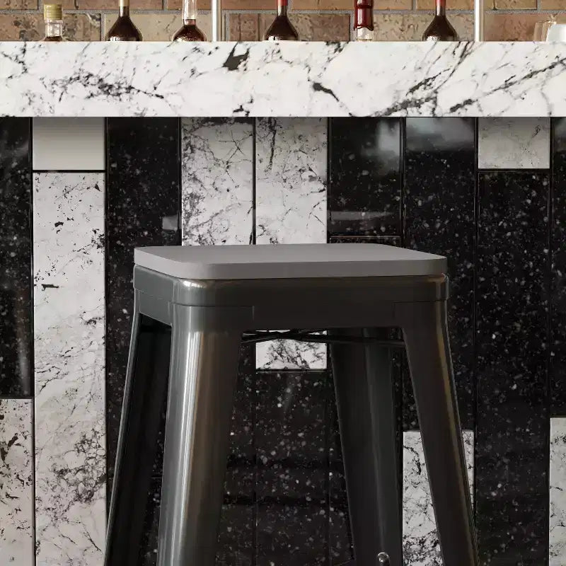 All-Weather Polyresin Seat for Metal Dining Chairs, Counter Stools and Bar Stools