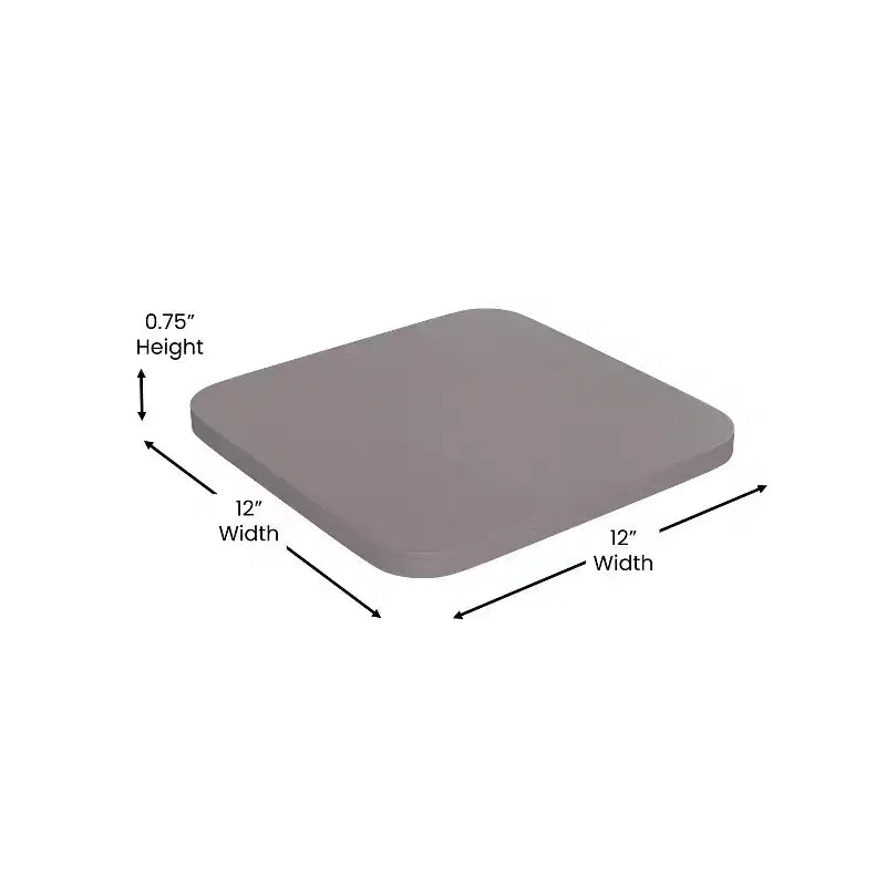 All-Weather Polyresin Seat for Metal Dining Chairs, Counter Stools and Bar Stools