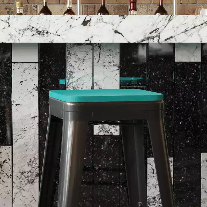All-Weather Polyresin Seat for Metal Dining Chairs, Counter Stools and Bar Stools
