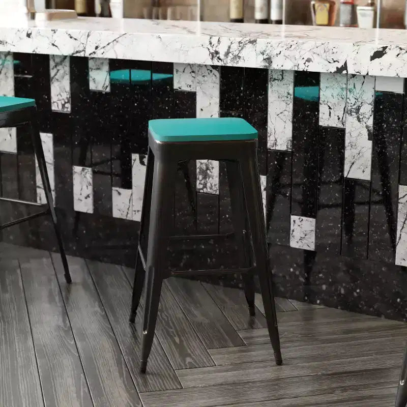 All-Weather Polyresin Seat for Metal Dining Chairs, Counter Stools and Bar Stools