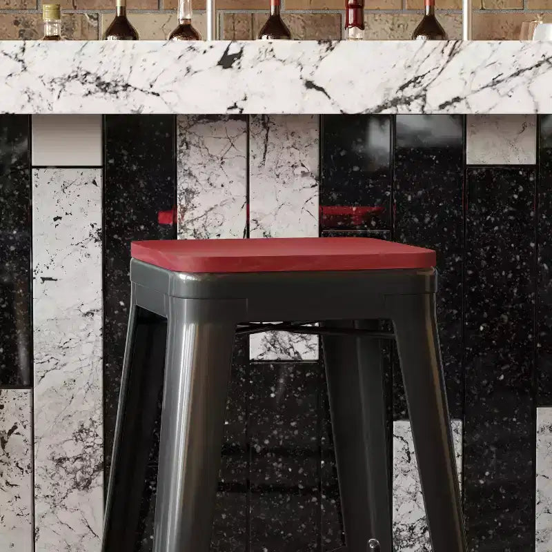 All-Weather Polyresin Seat for Metal Dining Chairs, Counter Stools and Bar Stools
