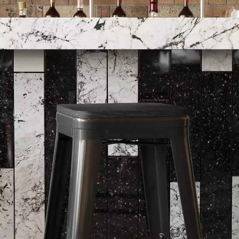 All-Weather Polyresin Seat for Metal Dining Chairs, Counter Stools and Bar Stools