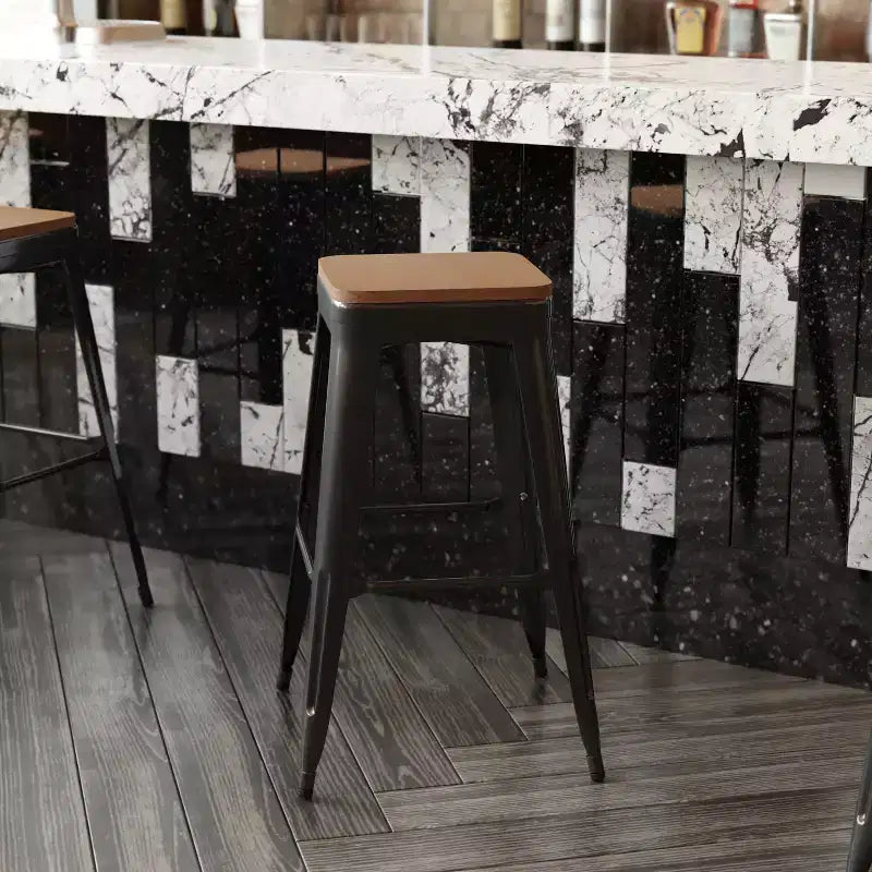 All-Weather Polyresin Seat for Metal Dining Chairs, Counter Stools and Bar Stools