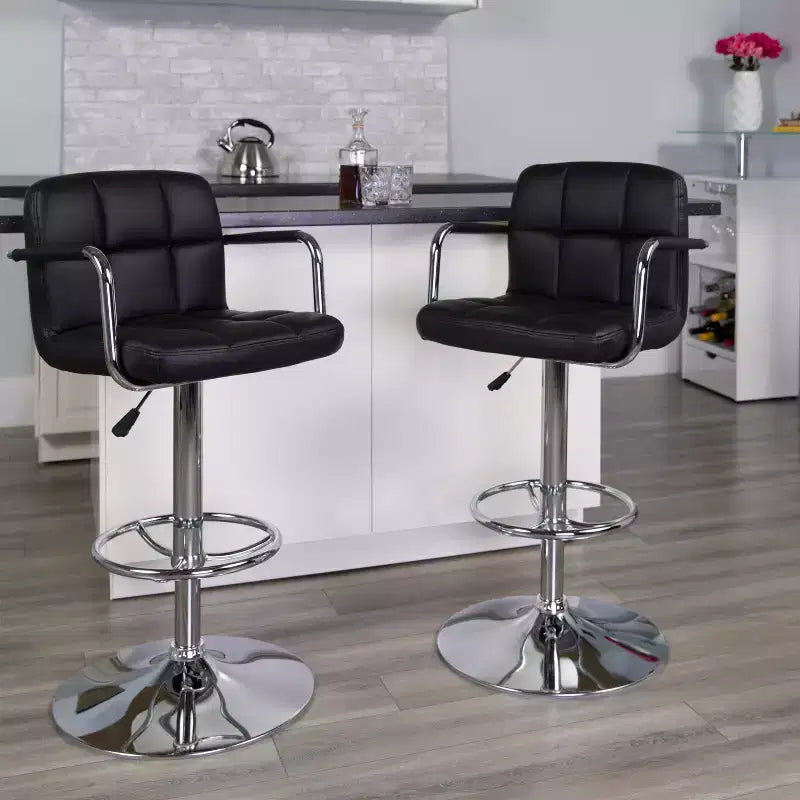 Adjustable Bar Stools Set of 2