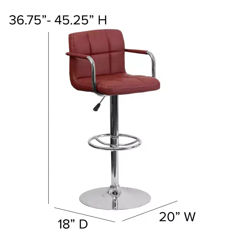 Adjustable Bar Stools Set of 2