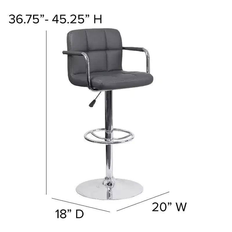 Adjustable Bar Stools Set of 2